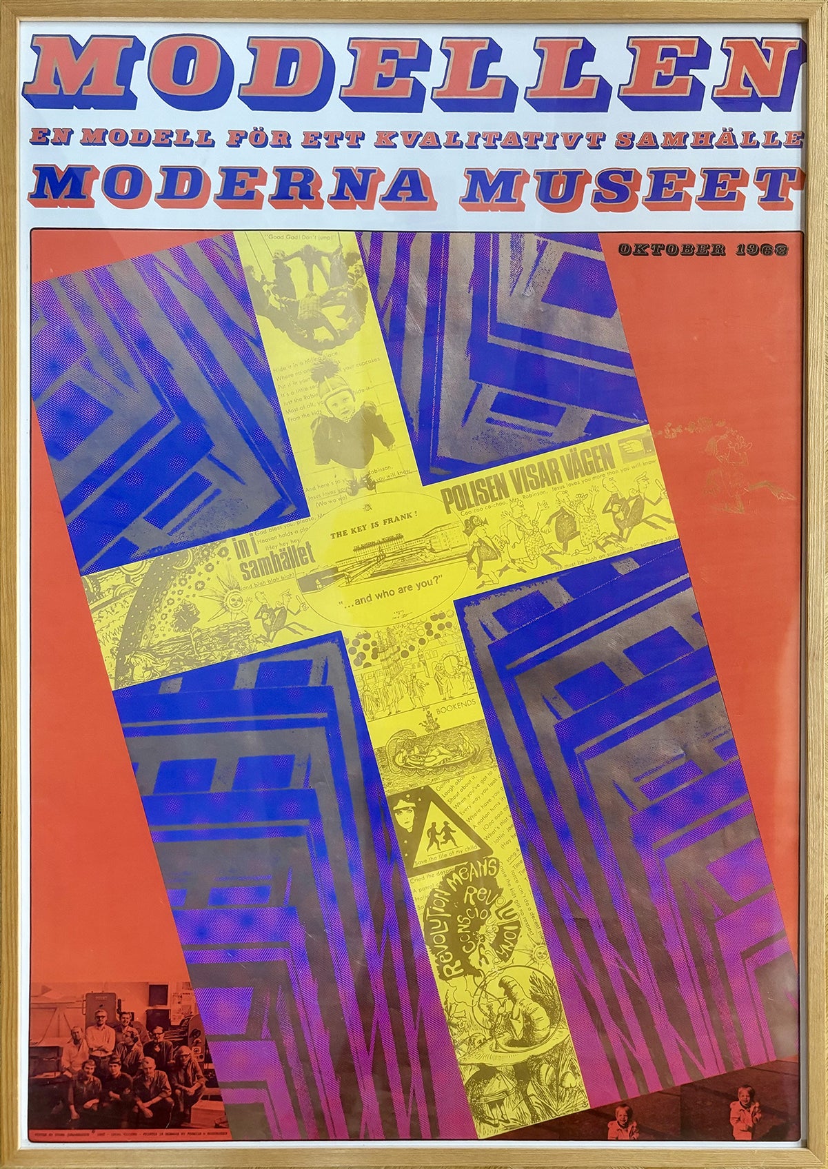 Sérigraphie couleur Modellen de Sture Johannesson